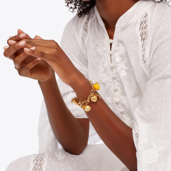 Tory Burch Jewelry - Tory Burch Lemon charm bracelet